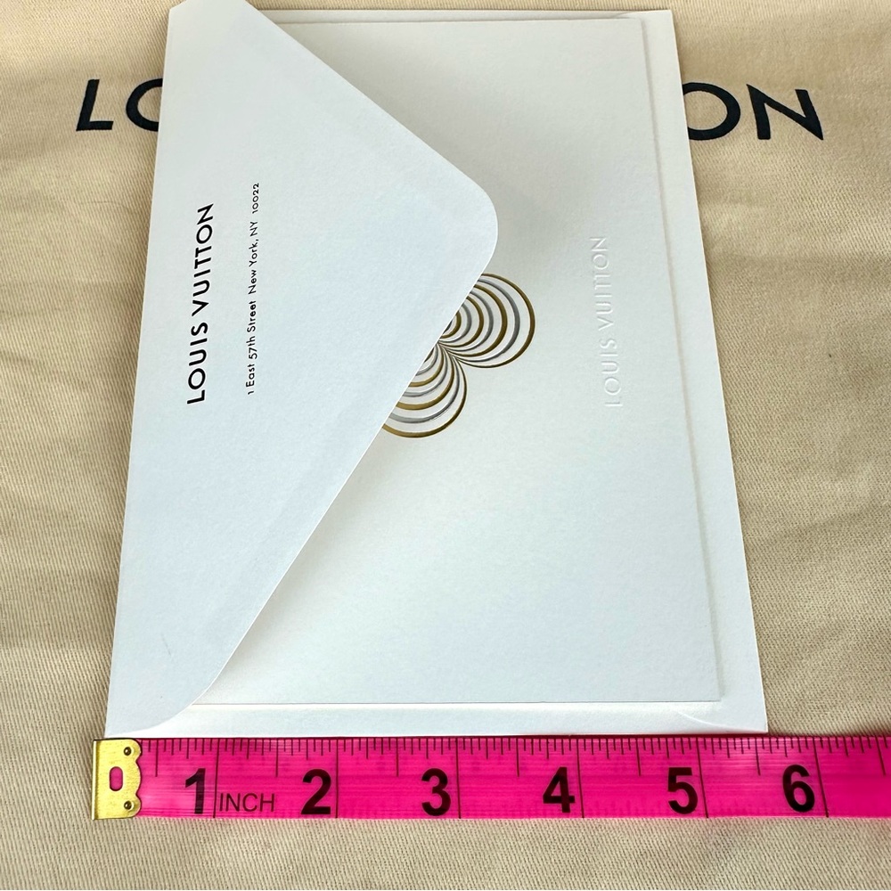 Louis Vuitton GORGEOUS Season’s Greetings large holiday card and envelope - Picture 7 of 7